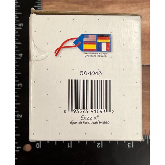 RARE NEW RETIRED Sizzix Lollipop Punctuation Set With 5 Dies Boxed 38-1043 - Picture 2 of 3